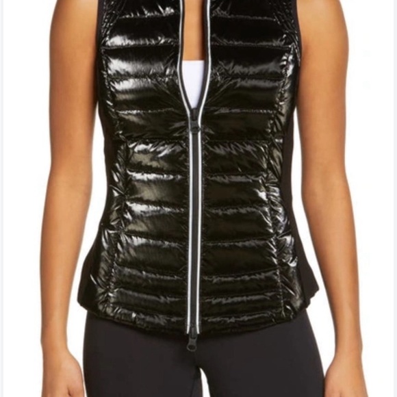blanc noir Jackets & Blazers - Blanc Noir Black Quilted Vest